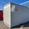 20 ft HC Container met Oprolpoorten (Lichtgrijs) – Versterkte Constructie