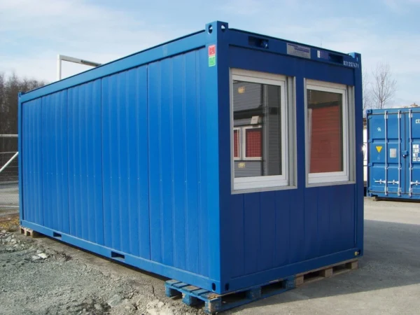 20ft Foremanshybel Container met Badkamer en Keuken – Modulaire Woonunit