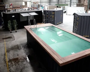 Containerzwembad 40 ft – Klaar voor Gebruik (6,5 m)