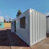 20 Voet Kantoorcontainer met Badkamer – Geïsoleerd & Direct Gebruiksklaar