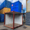 Standaard 10 Voet Maritieme Container met Dubbele Zijdelingse Opening – Compact en Robuust