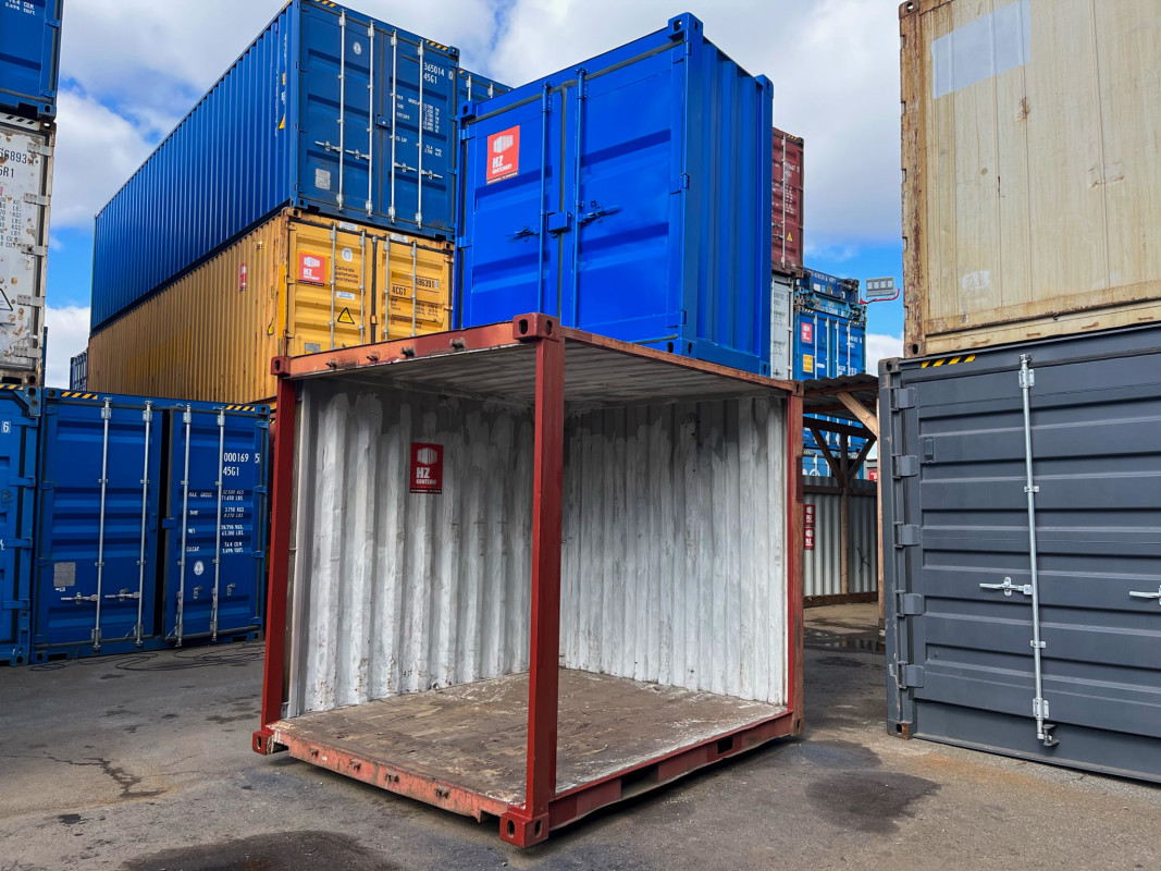 Standaard 10 Voet Maritieme Container met Dubbele Zijdelingse Opening – Compact en Robuust
