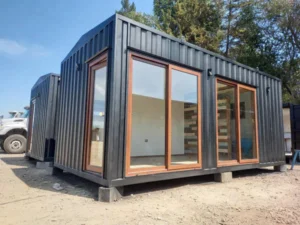 Modulaire Cabine Valdivia 6×3m – 1 Slaapkamer en 1 Complete Badkamer