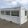 20ft Geïsoleerde Observatiecontainer – Mobiele Kantoorunit met Panoramische Ramen