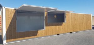 40' Houten Bar Container – Premium Commercieel Ruimte
