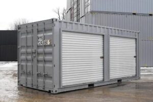 20ft Opslagcontainer met Laterale Roldeuren – Robuust, Veilig en Direct Toegankelijk