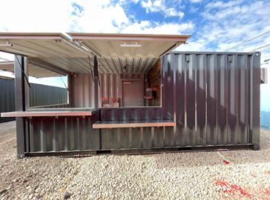 20-voet Containerbar – Industriële Uitstraling en Volledige Functionaliteit