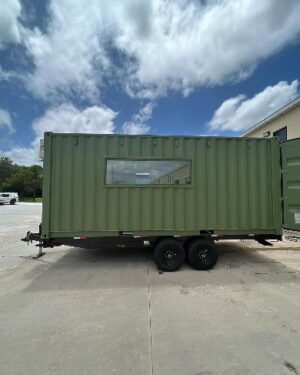 Draagbare Woning 20×8 ft (6 × 2,4 m) – Compact, mobiel en volledig uitgerust
