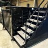 Zwarte Containerzwembad 6 m in CORTEN®-staal – Volledig Uitgerust & Direct Klaar voor Gebruik