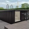 Containerzwembad 20 ft – Compact Multiniveau Model (Volledig Uitgerust)