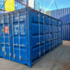 20 Voet Maritieme Container met Dubbele Zijklep – RAL 5010, IICL6, CSC Gecertificeerd