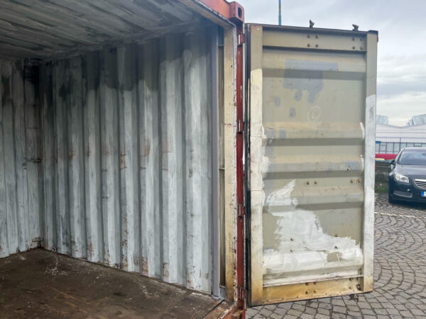 10 Voet Opslagcontainer – Rood – Tweedehands
