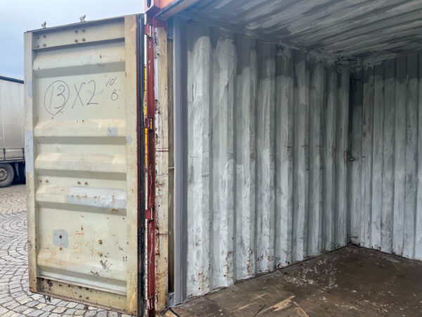 10 Voet Opslagcontainer – Rood – Tweedehands
