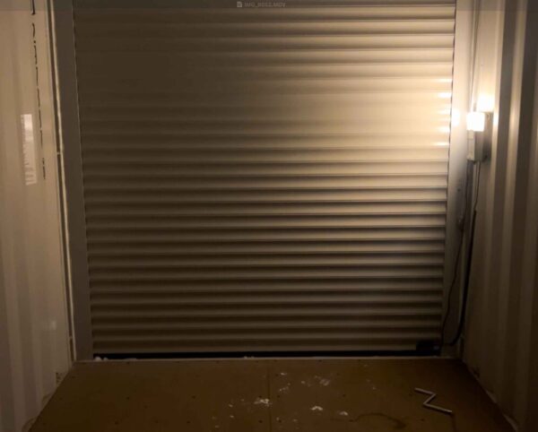 20 ft HC Container met Oprolpoorten (Lichtgrijs) – Versterkte Constructie