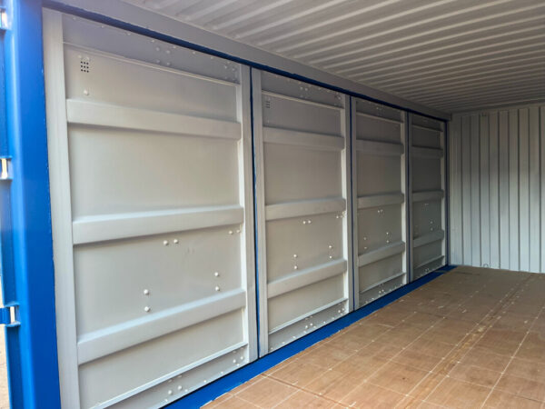 20 Voet Maritieme Container met Dubbele Zijklep – RAL 5010, IICL6, CSC Gecertificeerd