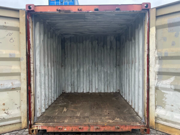 10 Voet Opslagcontainer – Rood – Tweedehands