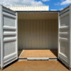 40 Voet High Cube Maritieme Container met 4 Zijkleppen – Grijs Okergeel