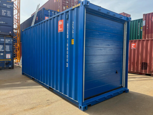 20’HC Container Garage met Hörmann Sectionaaldeuren – IICL6 (One Way)