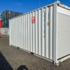 20 ft HC Container met Oprolpoorten (Lichtgrijs) – Versterkte Constructie