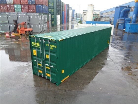 40 Voet HC Container met Dubbele Deuren