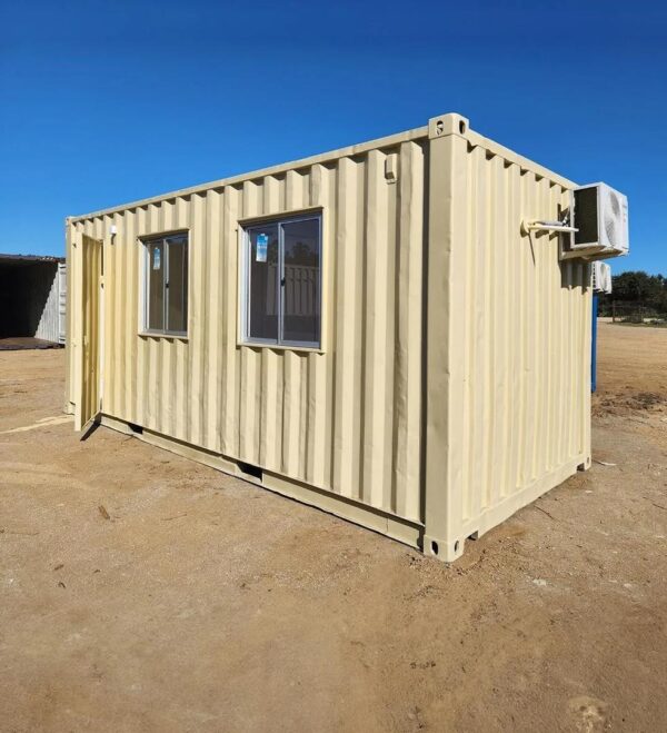 Kantoorcontainer 20 Voet met Airco – Geïsoleerd, Veilig en Multifunctioneel