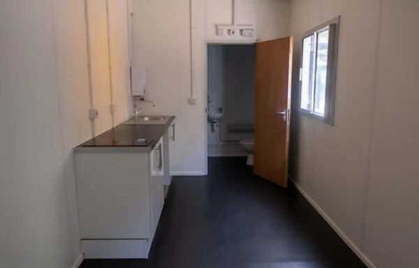 Kantoorcontainer 40 Voet High Cube – Ruim, Geïsoleerd en Direct Gebruiksklaar