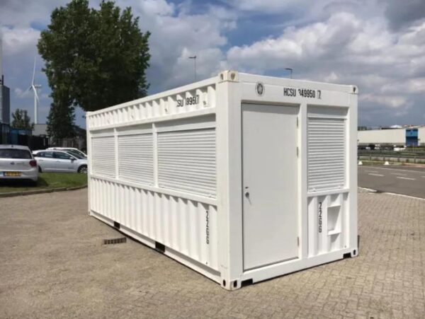20ft Geïsoleerde Observatiecontainer – Mobiele Kantoorunit met Panoramische Ramen