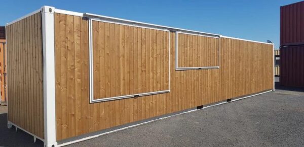 40' Houten Bar Container – Premium Commercieel Ruimte