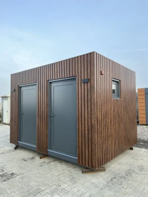 Premium Geïsoleerde Sanitaire Container met Aparte Douche en Toilet