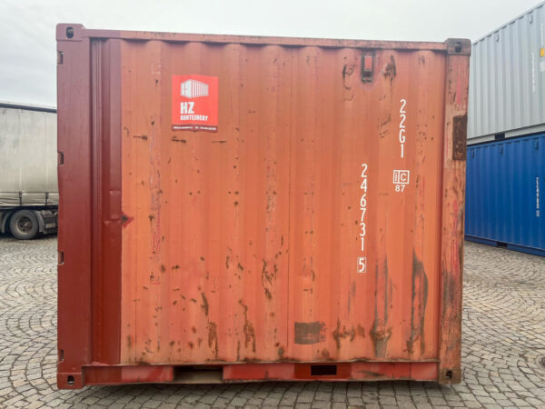 10 Voet Opslagcontainer – Rood – Tweedehands