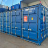 20 Voet Maritieme Container met Dubbele Zijklep – RAL 5010, IICL6, CSC Gecertificeerd