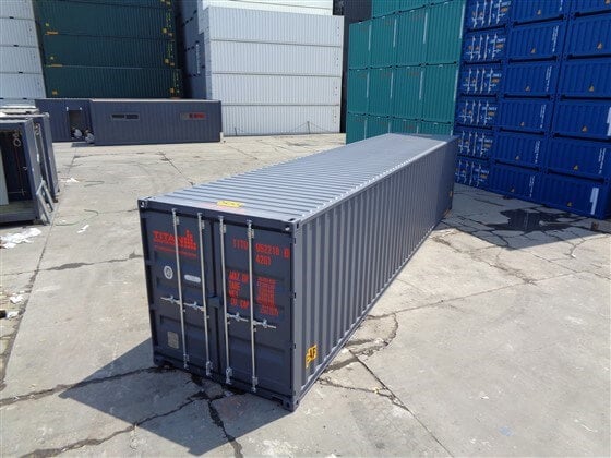 40ft Standaard Opslagcontainer met Dubbele Deur – Tweedehands