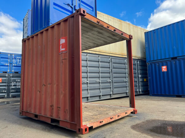 Standaard 10 Voet Maritieme Container met Dubbele Zijdelingse Opening – Compact en Robuust