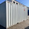 20 ft HC Container met Oprolpoorten (Lichtgrijs) – Versterkte Constructie