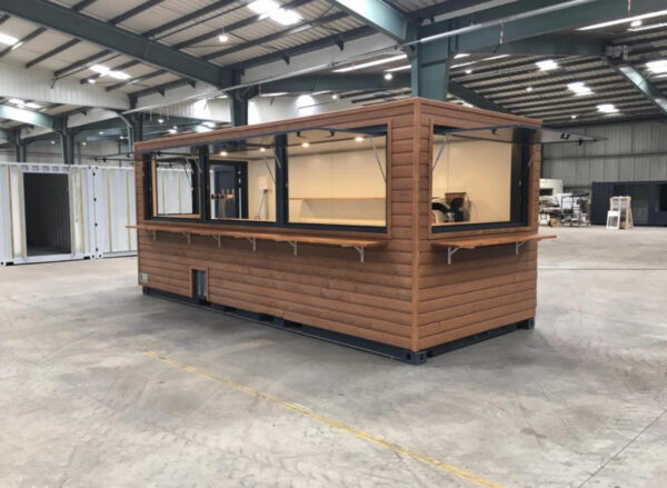 20 Voet Container omgebouwd tot Café / Bar / Restaurant