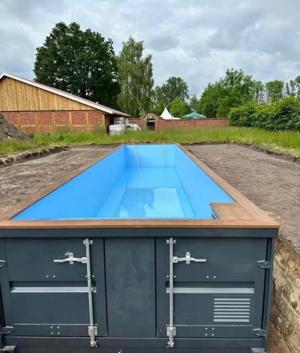 Containerzwembad 12 m – Volledig Uitgerust & Direct Klaar voor Gebruik