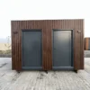 Premium Geïsoleerde Sanitaire Container met Aparte Douche en Toilet