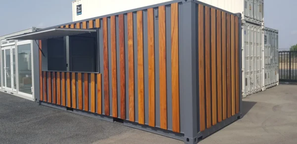 Snack-BOX Dynamic 20′ – Modulaire Container voor Fastfood & Events