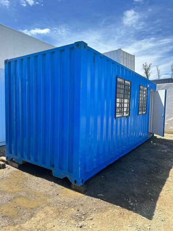 Volledig Uitgeruste 20ft Kantoorcontainer – Geïsoleerd & Direct Inzetbaar