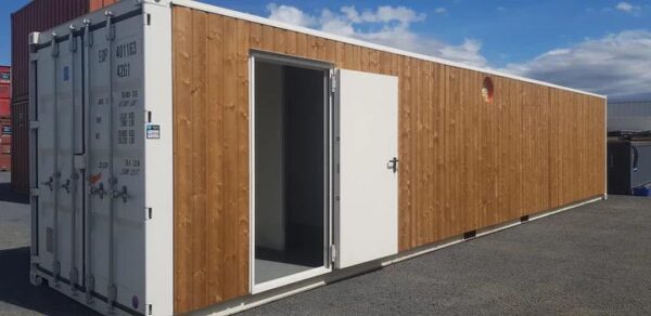 40' Houten Bar Container – Premium Commercieel Ruimte