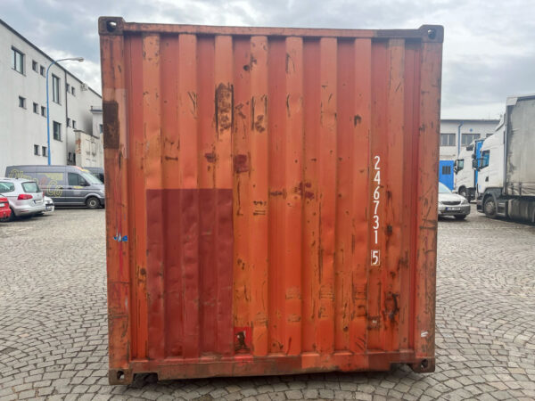 10 Voet Opslagcontainer – Rood – Tweedehands