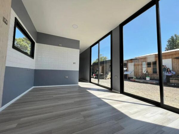 Modulaire Woning Montes 36 m² — Modern ontwerp met grote raampartijen