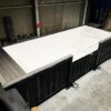 Zwarte Containerzwembad 6 m in CORTEN®-staal – Volledig Uitgerust & Direct Klaar voor Gebruik