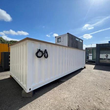 CUBE Container Pool 6 m – Verplaatsbaar Plug & Play Zwembad met Tegenstroom