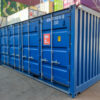 20 Voet Maritieme Container met Dubbele Zijklep – RAL 5010, IICL6, CSC Gecertificeerd