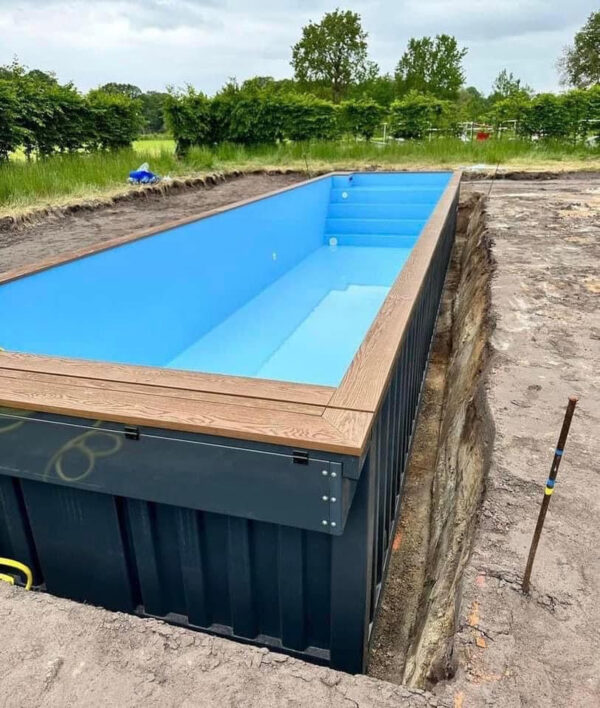 Containerzwembad 12 m – Volledig Uitgerust & Direct Klaar voor Gebruik