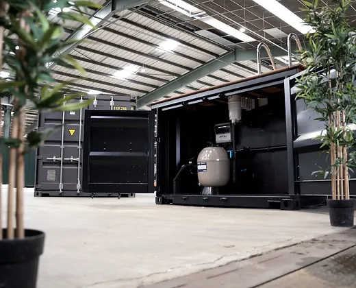 Containerzwembad 40 ft – Klaar voor Gebruik (6,5 m)
