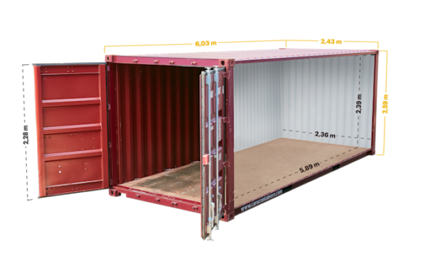20ft Standaard Zeecontainer – Tweedehands | ISO & CSC Gecertificeerd