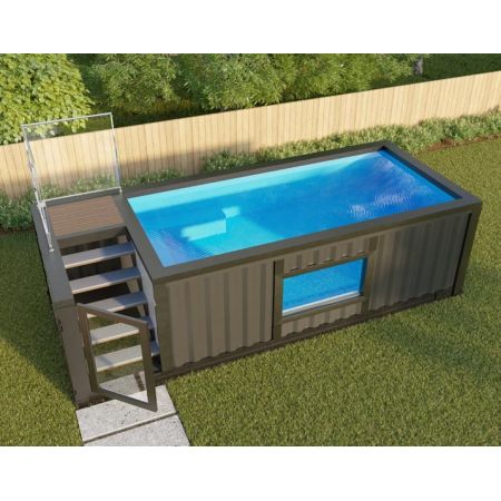 40 ft Containerzwembad – Duurzaam, Modulair & Direct Gebruiksklaar
