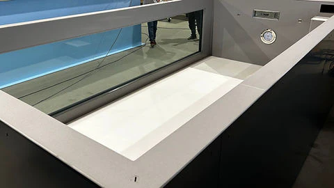 Polypropyleen Zwembad ElitePool Sport & Spa – 6,5 × 2,5 m met Panoramavenster, Schuifdak & Warmtepomp